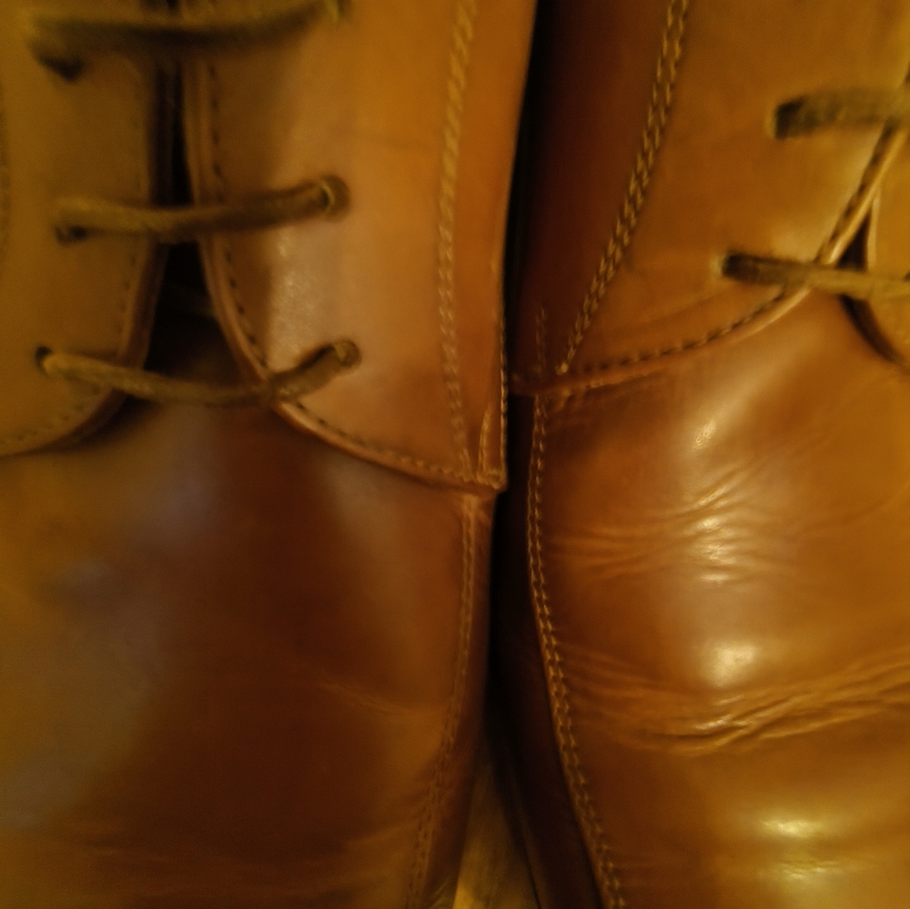 Santoni Cognac Tone Pritchard (Rare) Shoes - Picture 11 of 14
